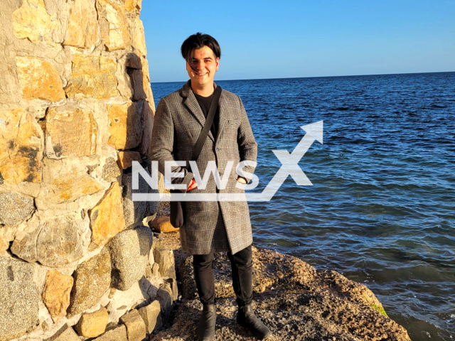 Photo shows Gabriele Loi (26), undated. He drowned on Tuesday, June 06, 2023, in Sardinia, after his leg trapped in the rocks. Note: Private photo(Newsflash).