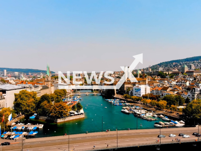 Image shows the city of Zurich, Switzerland, undated photo. A 23-year-old man changed his gender to avoid joining the military. Note: Photo is a screenshot from a video. (Newsflash)