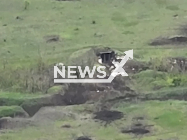 Picture shows Russian position in Ukraine in undated footage. The footage was released by the AFU StratCom on Thursday, June 15, 2023. Note: Picture is a screenshot from a video (24th Mechanized Brigade/Newsflash)