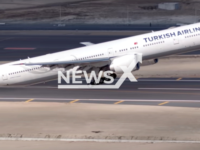 Photo shows an illustrative image of a Turkish Airlines airplane, undated. Turkish Airlines is the flag carrier of Turkey. Note: Picture is a screenshot from a video (Newsflash)