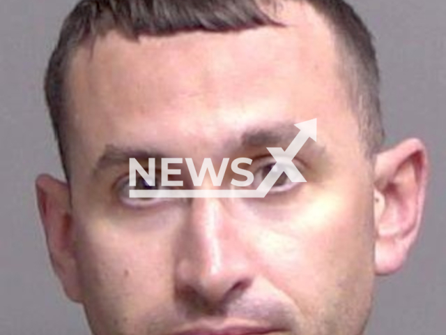 Gared Wayne Canales, aged 33, poses in undated photo. He was arrested after he dared his daughter to kill herself after which she attempted suicide in Flagler County, Florida State, USA. Note: Licensed content. (Flagler County Sheriff's Office/Newsflash)