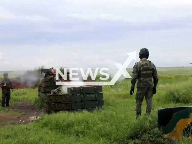 Russian servicemen train to shoot at Russian Defence Ministry ranges in undated footage. The footage was released by the Russian MoD on Tuesday, June 20, 2023. Note: Picture is a screenshot from a video (@mod_russia)