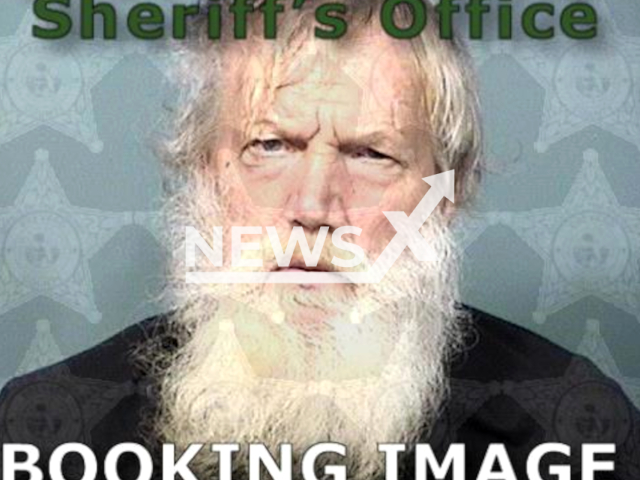 Robert Eugene Bradford, aged 63, poses in undated photo. He was arrested in the city of Cocoa, Florida State, USA. Note: Licensed content. (Brevard County Sheriff's Office/Newsflash)