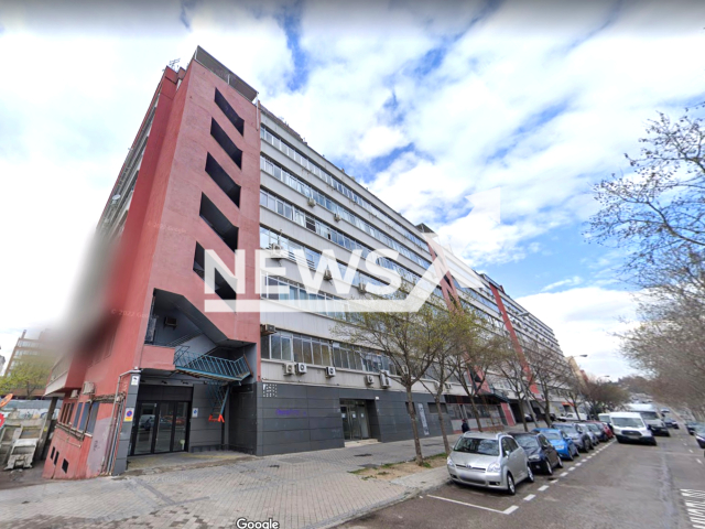 Photo shows the headquarters of the Konecta BTO company in Madrid, Spain, undated. Konecta BTO company allegedly forced its employees to work next to the body of their dead colleague. Note: Photo is a screenshot from Google Maps (Google Maps/Newsflash)