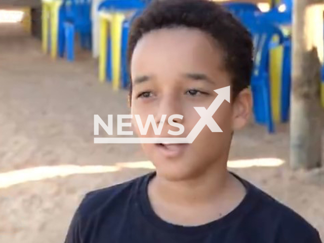 Photo shows Heitor Miguel Coelho, undated. He was attacked by piranha on beach at Praia do Caju, in Palmas.
Note: Photo is a screenshot from a video(Newsflash).