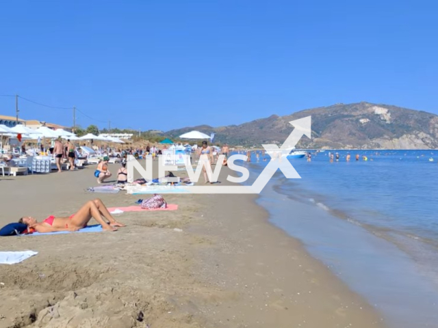 Photo shows illustrative image of the Laganas area of ​​Zakynthos, Greece. British man, 20, died on Sunday, June 25, 2023.
Note: Photo is a screenshot from a video(Newsflash).