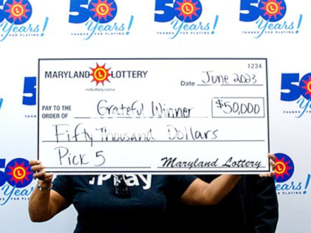 Image shows the lucky woman from the area of Forestville, Maryland State, USA, undated photo. She won USD 50,000 (GBP 39,310) on the lottery on Friday, June 23, 2023. Note: Licensed content. (Maryland Lottery/Newsflash)