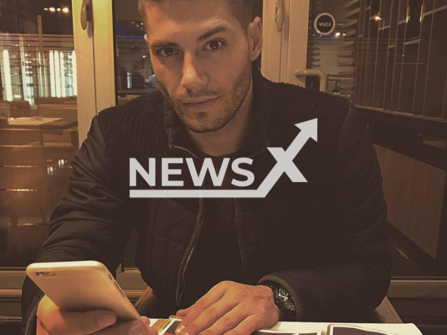 Robert Selesi, 29, poses in undated photo. He persuaded Mirnesa S., 42, to steal EUR 1.25 million (GBP one million) in cash on 14th October 2022. Note: Private photo. (@robika.selesi/Newsflash)