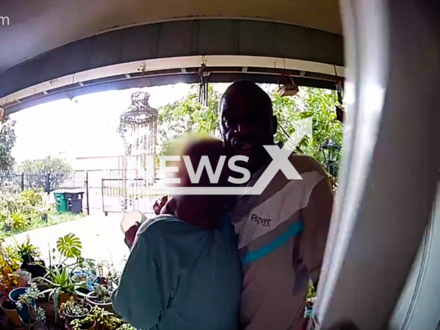 Melvin Walker, 61, assaulting an 86-year-old woman while burglarizing her home, in Huston, Texas, USA, on Monday, June 26, 2023. The victim was  hospitalized with injuries she sustained, and the suspect was arrested. 
Notes: Photo is screen from a video. (@houstonpolice/Newsflash)