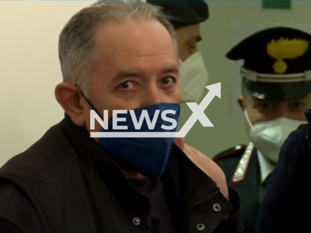 Photo shows Paolo Bellini, undated. He had been sentenced to life imprisonment for the Bologna massacre on August 2, 1980.
Note: Photo is a screenshot from a video(Newsflash).