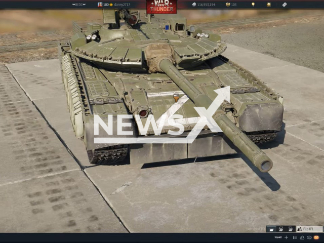 'War Thunder' video game players who paint Russian symbols on the tanks will face up to three years imprisonment. Note: Photo is a screenshot from a video(War Thunder, danny2717/Newsflash).