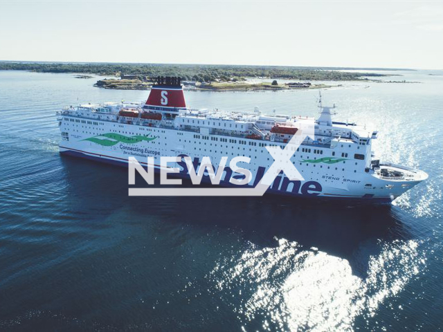 Image shows ferry Stena Spirit, undated photo.  A 36-year-old mother named Paulina and her seven-year-old son Lech died when they plunged from the Baltic Sea passenger ferry on Thursday, June 29, 2023. Note: Licensed content. (Stena Line/Newsflash)