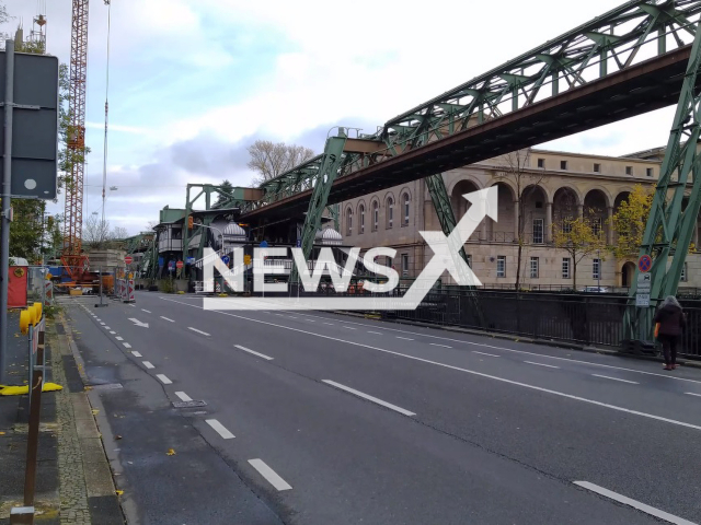 Image shows the Wuppertal District Court, North Rhine-Westphalia State, Germany, undated photo. Torben K., 46, is in court for allegedly having injected silicone oil into the penis and testicles of a man aged 32, after which he died. Note: Photo is a screenshot from a video. (Newsflash)