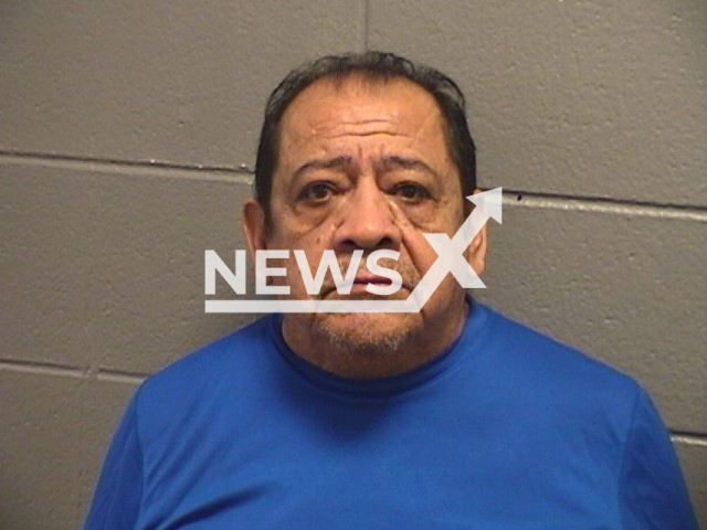 Photo shows Jose Alvarez after being arrested. The man from Chicago allegedly murdered his wife and daughter because the TV was too loud.
Note: Police photo(Cook County Sheriff’s Office/Newsflash).