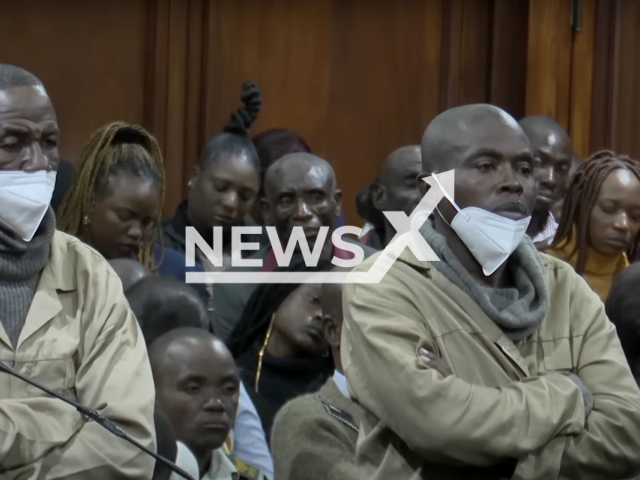 Photo shows Tapiwa Makore Senior and Tafadzwa Shamba standing in court in Zimbabwe, undated. They have been found guilty of murder and sentenced to death. Note: Picture is a screenshot from a video (Newsflash)