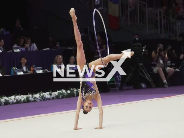 Photo shows illustrative image of a gymnast, undated.  Swiss Gymnastics Federation will ban open legs photographs.
Note: Photo is a screenshot from a video(Newsflash).