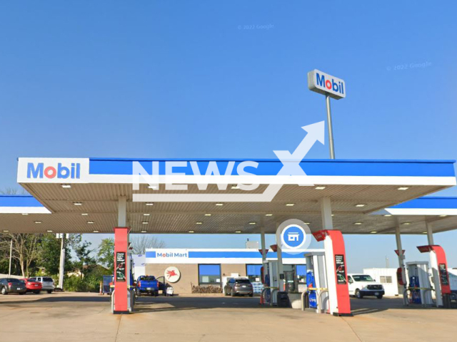 Picture shows On the Run, in St. Clair,  Missouri, USA, undated. A couple  bought a winning Powerball ticket for the July 1, 2023 drawing here while they waited for a storm to pass.
Note: Photo is a screenshot from Google Maps. (Google Maps/Newsflash)