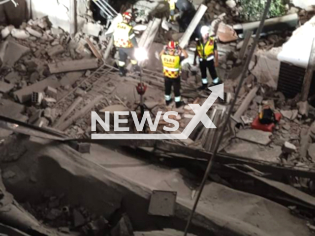 Building Collapse in Milan's Porta Romana Area on the 14th of July. Note : Photos are from National Fire Brigade (National Fire Briagde/Clipzilla)