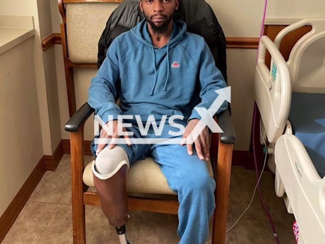 The former jail inmate Clayton McCray of Pittsburgh who has filed a lawsuit against Allegheny County, alleging mistreatment leading to leg amputation. Note: GoFundMe photo(GoFundMe, William Lukas/Newsflash).