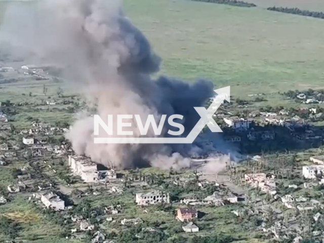 Ukrainian forces deploy weaponized drones to target and neutralize Russian positions with precision airstrikes in Ukraine in undated footage. The footage was released by the 72nd of the separate mechanized brigade on Tuesday, Jul. 18, 2023.
Notes: Photo is screen from a video. (@72.brigade.best/Newsflash)