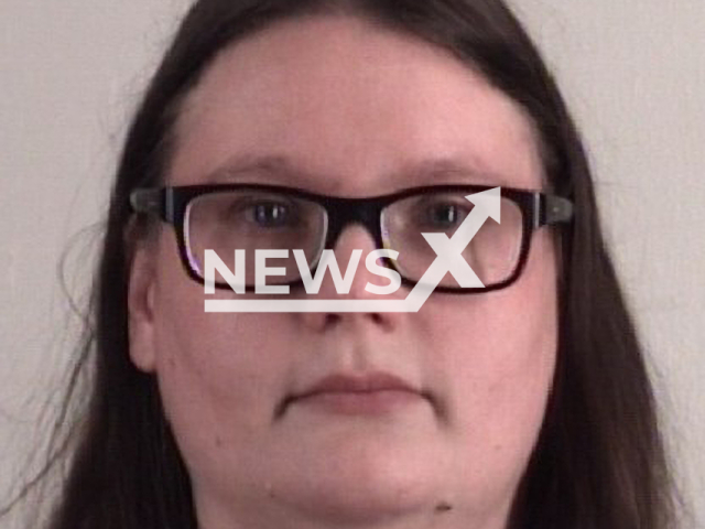 Photo shows Jessica Gasser after being arrested. The mother from Texas, 27, was accused of medical child abuse, fundraising off false claims of daughter having rare diseases.
Note: Police photo(Tarrant County Sheriff's Office/Newsflash).