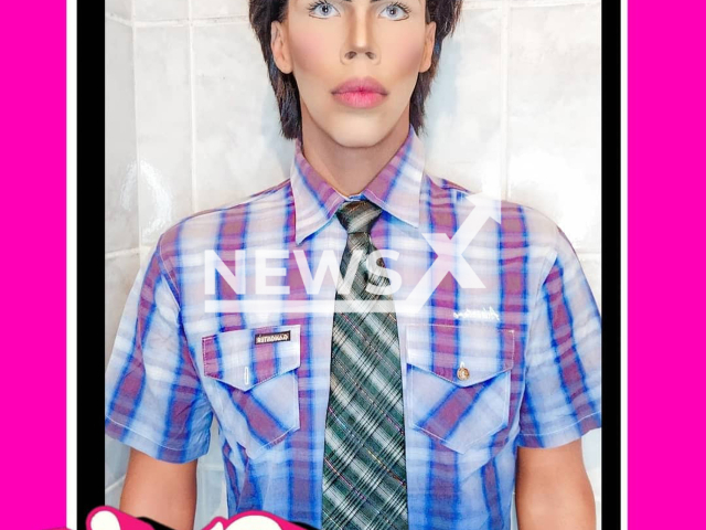 Felipe Maximo Dias de Oliveira, known as Felipe Adam  poses in undated photo. The man from from Sao Paulo in Brazil, shared his  anxiety   to watch the new Barbie  film because of the dolls impact on his self-esteem.   Note: Private photo (@felipeadambr/Newsflash).