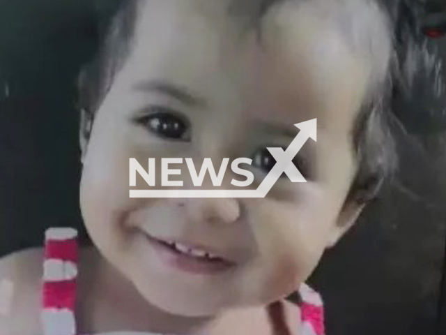 Photo shows Mariele Parente Martins, 1 year and 9 months old, undated. The baby disappeared after falling into a river in Manacapuru, Parana in Brazil on Tuesday, July 18, 2023.
Note: Private photo(Newsflash).