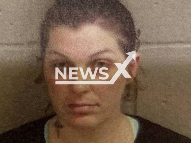 Photo shows Courtney Sellers. The stepmother from Screven, Georgia was arrested for forcing her child to set fire to their home twice for insurance payout.
Note: Police photo(Wayne County Jail/Newsflash).