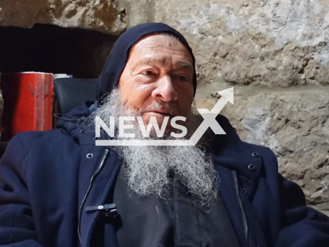 Photo shows Dario Escobar, undated. The man from Colombia has been living totally isolated from society for more than 23 years in Lebanon.
Note: Photo is a screenshot from a video(Newsflash)