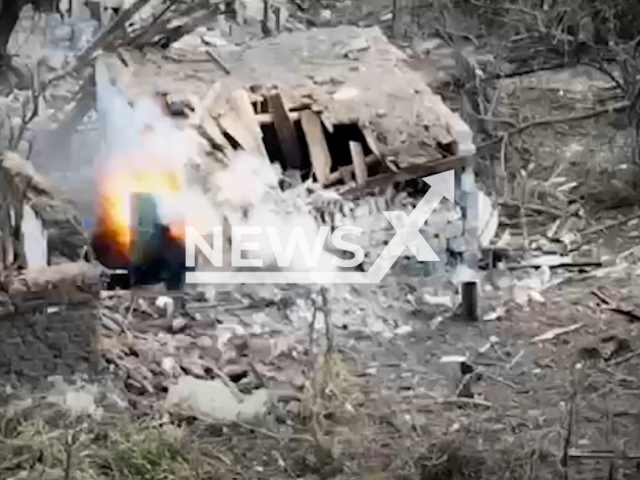 Ukrainian Special operations forces destroy the Russian military position and forced the soldiers to surrender in Staromayorsk in Donetsk region of Ukraine in undated footage. The footage was released by the Special Operations Forces of the Armed Forces of Ukraine on Wednesday, Jul. 26, 2023.
Notes: Photo is screen from a video. (@usofcom/Newsflash)