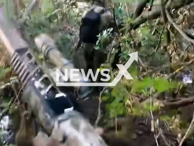 Ukrainian Special Forces in a successful combat operation destroyed the Russian troops and captured prisoners in Southern Ukraine in undated footage. The footage was released by the 73rd marine center of the SpP on Thursday, Jul. 27, 2023.
Notes: Photo is screen from a video. (@NavalSOFCenter/Newsflash)