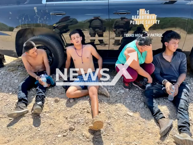 A 14-year-old driver, who has since been charged with human smuggling, led troopers on a high-speed chase in Webb County, Texas United States on 23 July 2023.Note: Photo is a screenshot from a video. (Texas DPS/Clipzilla)