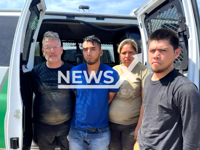 A confirmed Valluco gang member and human smuggler from Laredo led DPS Troopers on a high-speed pursuit that ended when he crashed into a fence trying to avoid capture near El Cenizo, Webb County, Texas, United States on 20 July 2023.Note: Picture is a screenshot from a video (Texas Department of Public Safety/Clipzilla)