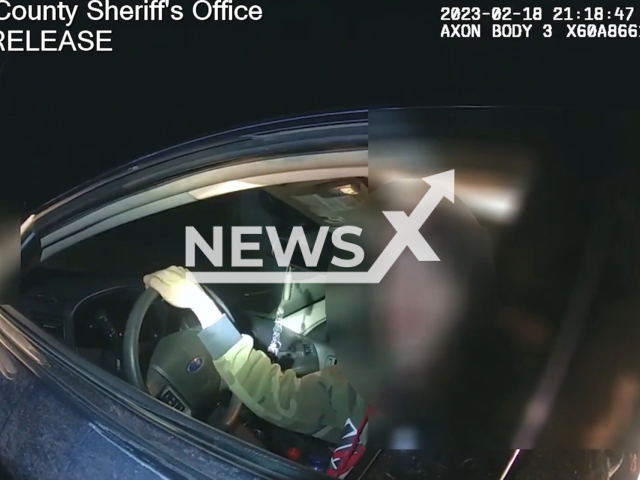 A 28-year-old man has been killed after he was tasered on a busy road before being hit by a car when he tried to flee on Interstate 25 in Colorado, United States on 18 February 2023. Note: Picture is a screenshot from a video (Larimer Sheriff/Clipzilla)