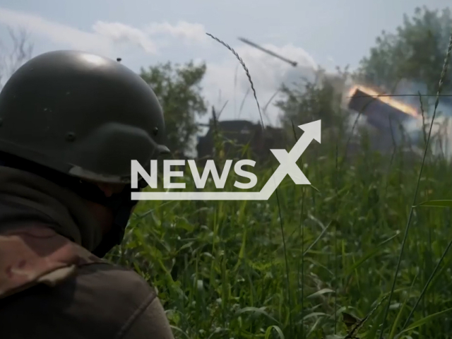 Ukrainian RM-70 Vampire MLRS fire rockets at Russian military positions on the frontlines in Ukraine in undated footage. in Ukraine in undated footage. The footage was released by Valery Zaluzhnyi, the Commander-in-Chief of the Armed Forces of Ukraine on Wednesday, Aug. 2, 2023.
 Notes: Photo is screen from a video. (@CinCAFU/Newsflash)