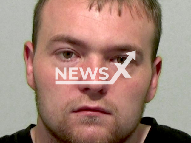 Sergeant Dave Roberts said he almost died  while pursuing Nathan Ferguson (pictured) in a police car on the A19 between North Tyneside and County Durham on 16 February 2023. Note Police photo (Northumbria Police/Clipzilla)