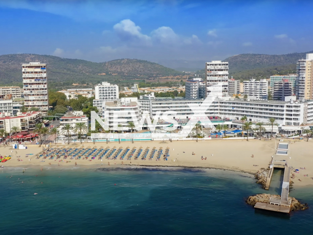 Photo shows Magaluf, undated. Magaluf is a major holiday resort on the Spanish island of Majorca. Note: Picture is a screenshot from a video (Newsflash)