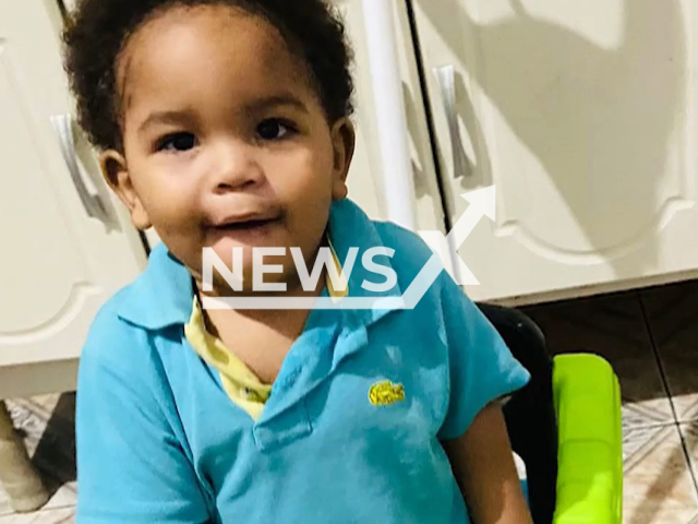 Picture shows  the  11-month-old boy, undated. He  died of suffocation after being assaulted by his father with punches in the belly during an argument with his mother, in Guarulhos, Brazil, on Sunday, Aug. 6, 2023.  Note: Private photo. (Newsflash)