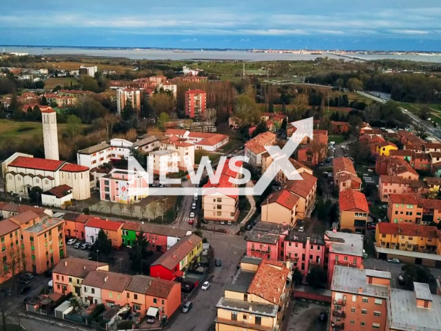 Photo shows illustrative image of Marghera in Venice, Italy. Woman cut off ex-partners penis in an argument on Saturday, August 12, 2023.
Note: Photo is a screenshot from a video(Newsflash).