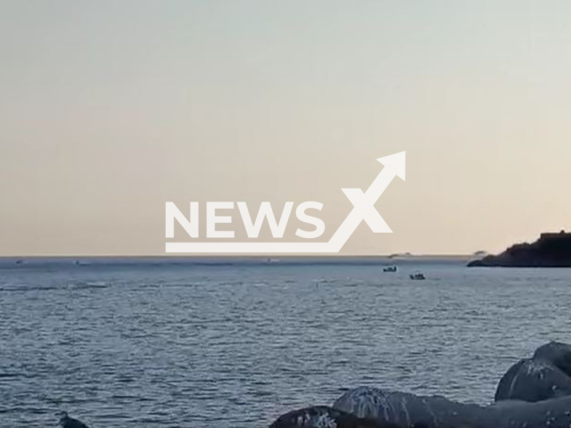 Patrol  boats of the Coast Guard and the Guardia di Finanza  look for the body of a man, 20, sliced ​​by the propeller of a boat, in Cetara, Italy, undated. Another man  was injured. 
Patrols  boats of the Coast Guard and the Guardia di Finanza  look for the body of a man, 29, hit ​​by the propeller of a boat, in Cetara, Italy, on Monday, Aug. 14, 2023. Another man  was injured.   Note: Picture is a screenshot from video. (Newsflash)