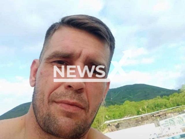 Photo shows Dmitry Ryazanov, a cook, who beat a bartender at a cafe in Sokoch, Kamchatka, Russia, undated. Ryazanov was reportedly detained following the incident. Note: Picture is private (Newsflash)