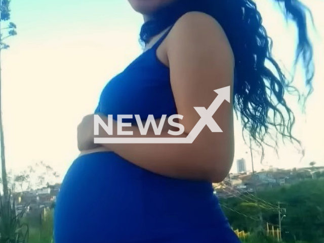 Jennifer Karolayne, poses in undated photo. The 17-year-old   was 9 months pregnant and died after being electrocuted, in Campina Grande, Brazil, in Thursday, Aug. 17, 2023. Note: Private photo (Newsflash)