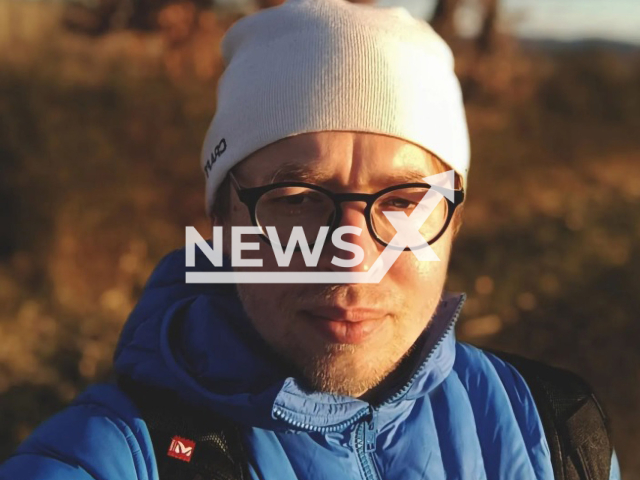 Dmitry Fedyanin, 34, from the city of Siegen, Germany, poses in undated photo. He fell 150 metres (492 feet) down his death after a mobile app led him to a non-existent path on the Alps. Note: Private photo. (@drnobodyfromnowhere/Newsflash)