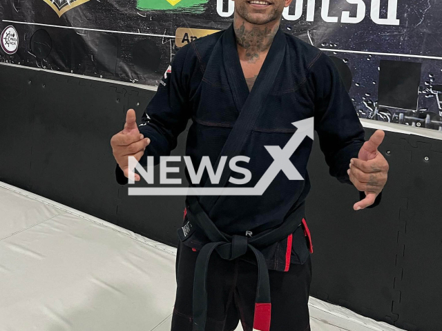 Erberth Santos poses in undated photo. He was arrested in Boituva, Sao Paulo in Brazil. Note: Private photo. (Erberth Santos/Newsflash)