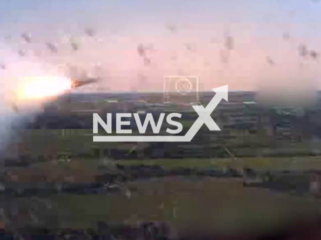 Russian Ka-52 attack helicopters fire at Ukrainian strongholds and armoured vehicles in Ukraine in undated footage. The footage was released by the Russian MoD on Monday, Aug. 28, 2023.
Notes: Photo is screen from a video. (Ministry of Defense of Russia/Newsflash)