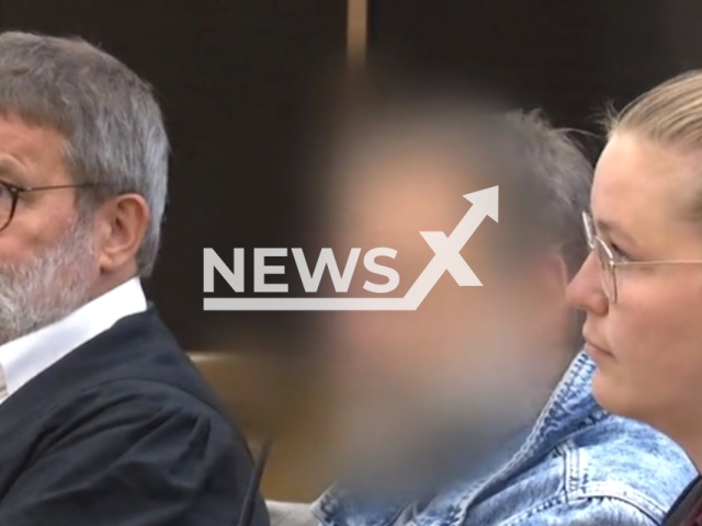 Image shows Torben K., 46, in court in the city of Stuttgart, North Rhine-Westphalia State, Germany, undated photo. He was sentenced to five years behind bars on Monday, Aug. 28, 2023. Note: Photo is a screenshot from a video. (Newsflash)