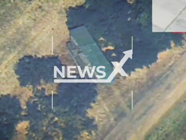 Ukrainian fighters destroy a Russian radar station for illumination and guidance of missiles for Buk-M3 systems in Ukraine in undated footage. The footage was released by the Southern Ukrainian Defence Forces on Tuesday, Aug. 29, 2023.
Note: Photo is screen from a video. (@SJTF_Odes/Newsflash)