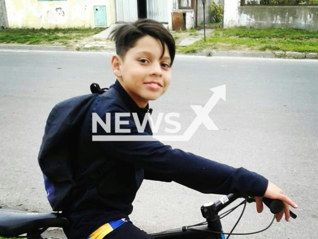 Photo shows Thiago Contreras, undated. He was allegedly killed by Marcelo Ene in Olavarria, Argentina. Note: Picture is private (Sandra Aguer/Newsflash)