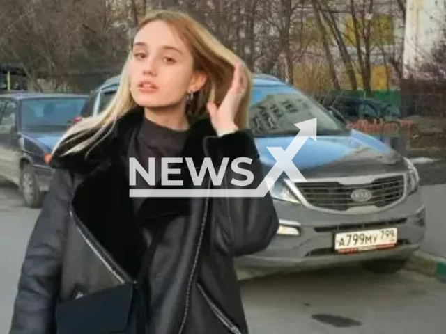 Picture shows Valeria Bashkirova, 20, undated. She killed two children smashing them by her car in Moscow in July, 2021 and left the colony on parole in August, 2023. Note: Private photo. (Valeria Bashkirova/Newsflash)