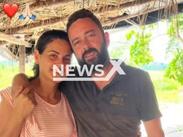 Photo shows pilot Otavio Augusto Munhoz da Silva, with his wife, undated. He reportedly died as a result of a plane rash in Roraima, Brazil, after surviving another plane crash  in September 2022. Note: Picture is private (Newsflash)